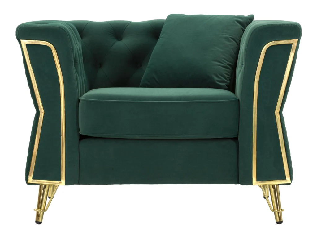 POLTRONA EMY VERDE C/CUSCINO CM 104X83X76 - Image 2