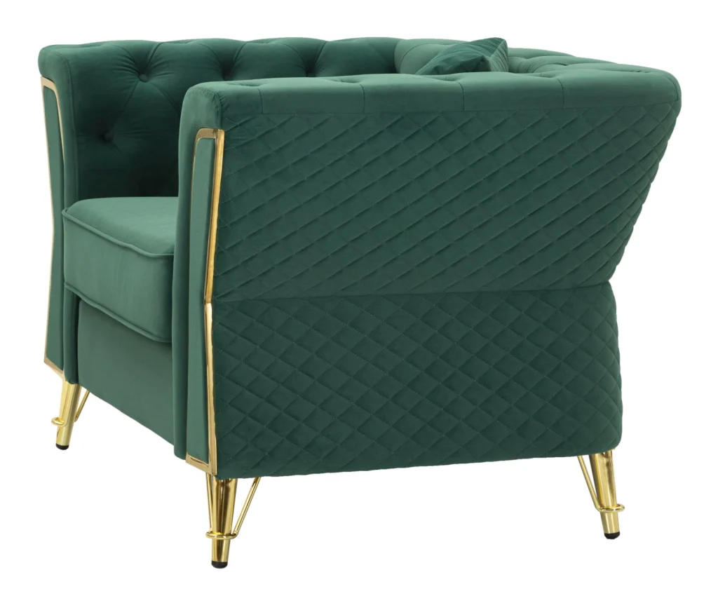 POLTRONA EMY VERDE C/CUSCINO CM 104X83X76 - Image 3