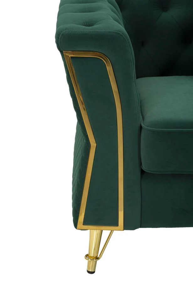 POLTRONA EMY VERDE C/CUSCINO CM 104X83X76 - Image 5