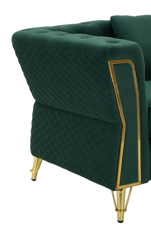 POLTRONA EMY VERDE C/CUSCINO CM 104X83X76 - Image 6