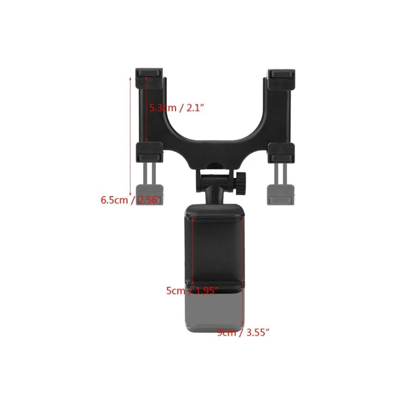 Porta Cellulare da Auto Specchietto Supporto Smartphone da Specchietto Retrovisore Auto - Image 3