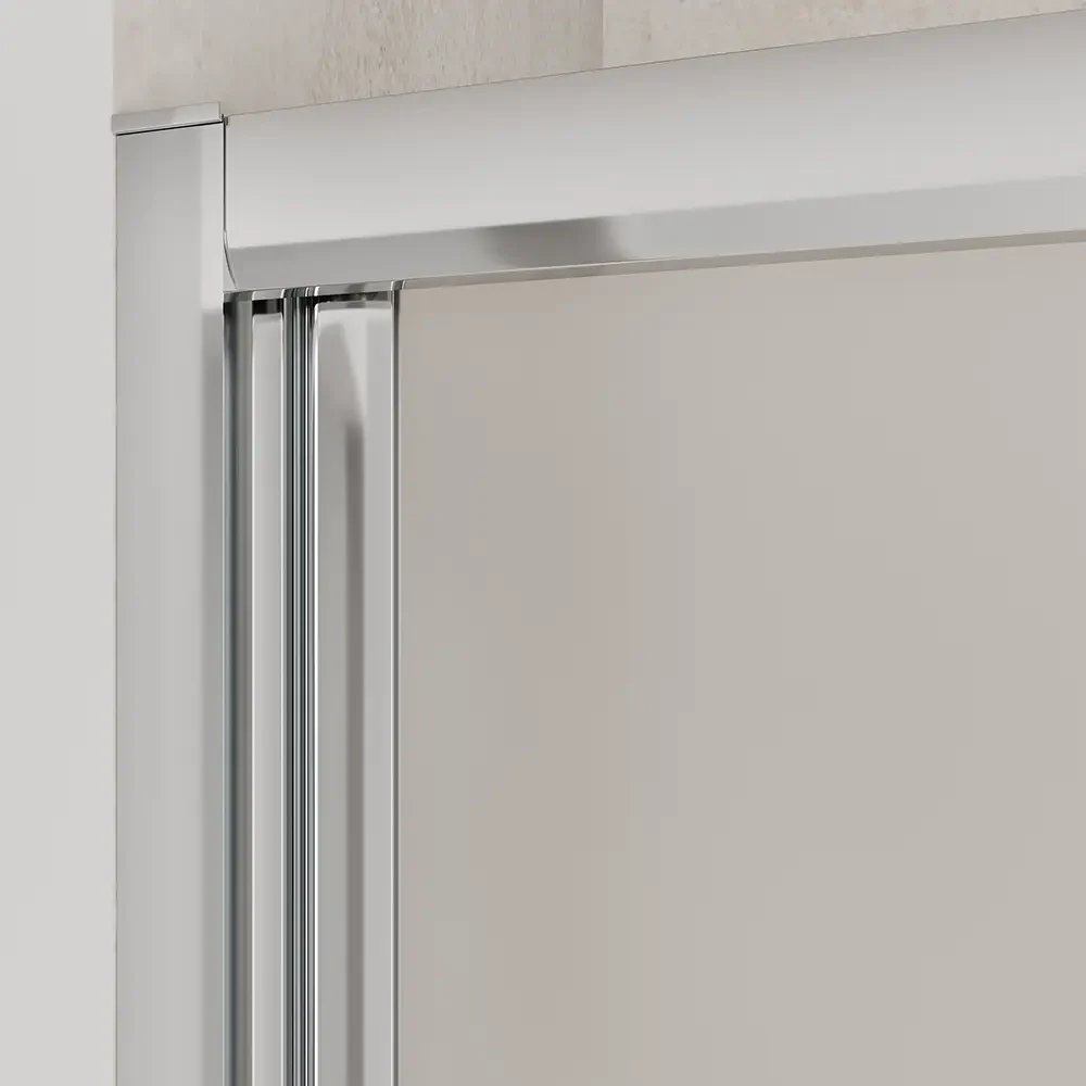 Porta doccia 90 cm apertura a libro vetro opaco | Capri - Image 6