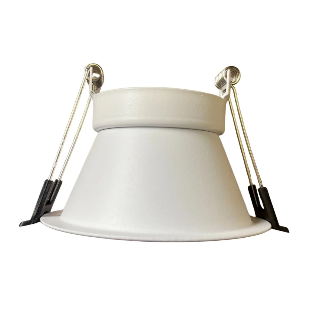 Porta Faretto Da Incasso Bianco, Per Led GU10 MR16 Rotondi, Foro 75mm, 96X60mm, Profondo Effetto Retroilluminato - Image 3