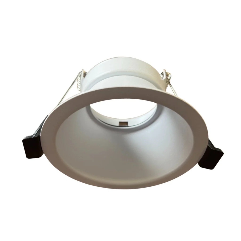 Porta Faretto Da Incasso Bianco, Per Led GU10 MR16 Rotondi, Foro 75mm, 96X60mm, Profondo Effetto Retroilluminato - Image 4
