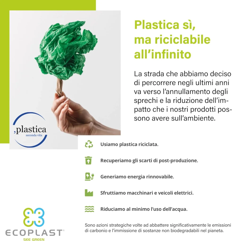 PORTABICCHIERI 'DUO' colore madreperla/verde scuro  - ECOPLAST - Image 5