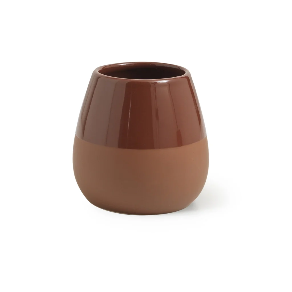 PORTASPAZZOLINI WILMA D.10XH10CM TERRACOTTA