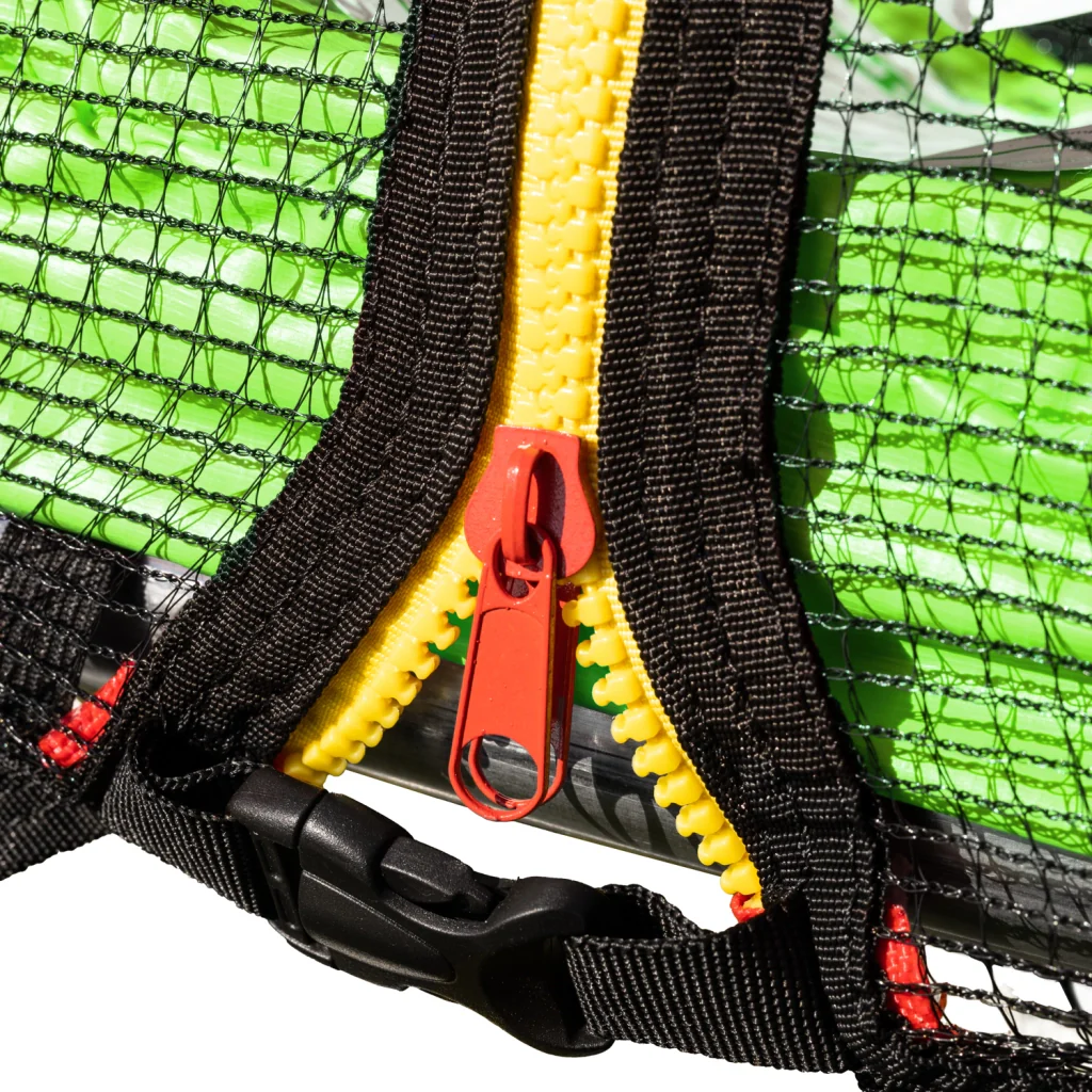 Premium Pack Trampolino 305cm reversibile verde/blu ADELAÏDE + rete, scala, copertura e kit di ancoraggio - Image 4