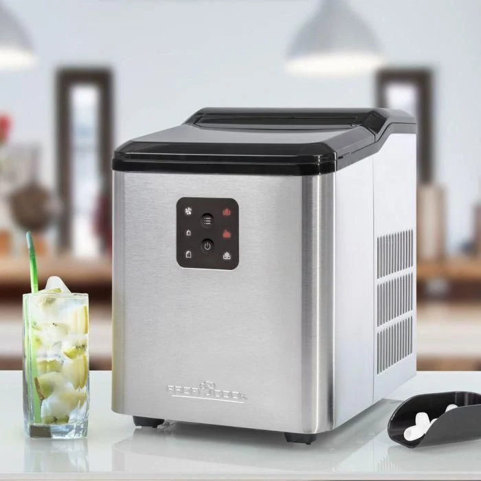 ProfiCook PC-EWB 1253 Macchina per la produzione di cubetti di ghiaccio integrata/indipendente 12 kg/24h 120 W Nero, Grigio - Image 3