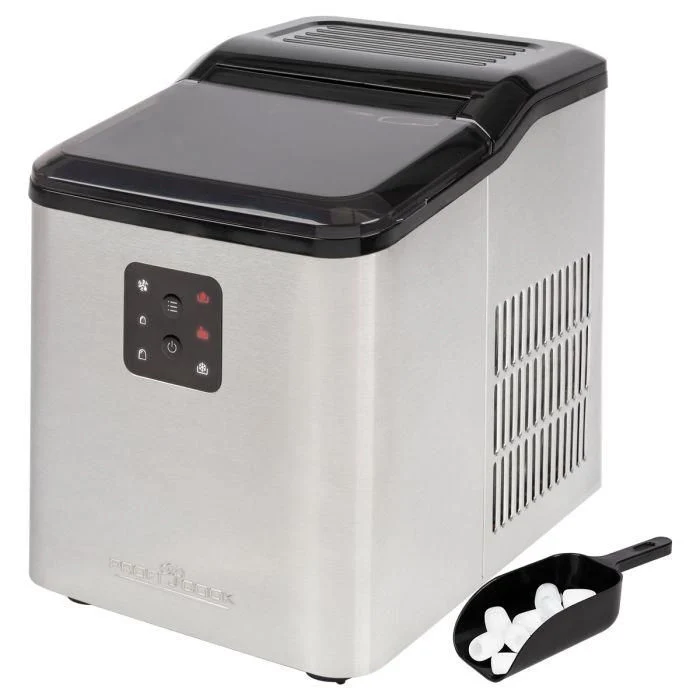 ProfiCook PC-EWB 1253 Macchina per la produzione di cubetti di ghiaccio integrata/indipendente 12 kg/24h 120 W Nero, Grigio - Image 4