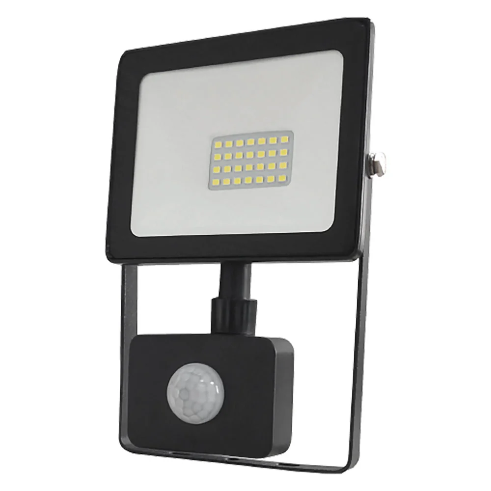 PROIETTORE A LED CON SENSORE PRESENZA 20W - mm 160 x 115 x 50 / 4000K (1600 lm) - bianco  - NOVAITALIA