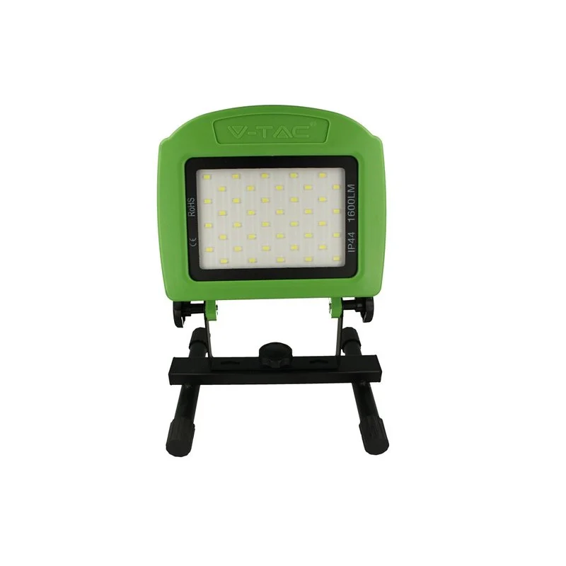 Proiettore Lampada Faro Led Portatile 20W Ricaricabile 12V Da Auto 220V Da Casa IP44 Autonomia 6 Ore Bianco Neutro SKU-5692 - Image 3