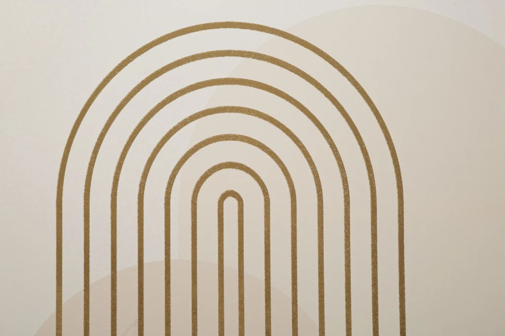 Quadro moderno, stampa dipinta oro 80x3x120cm Shine A - Image 2