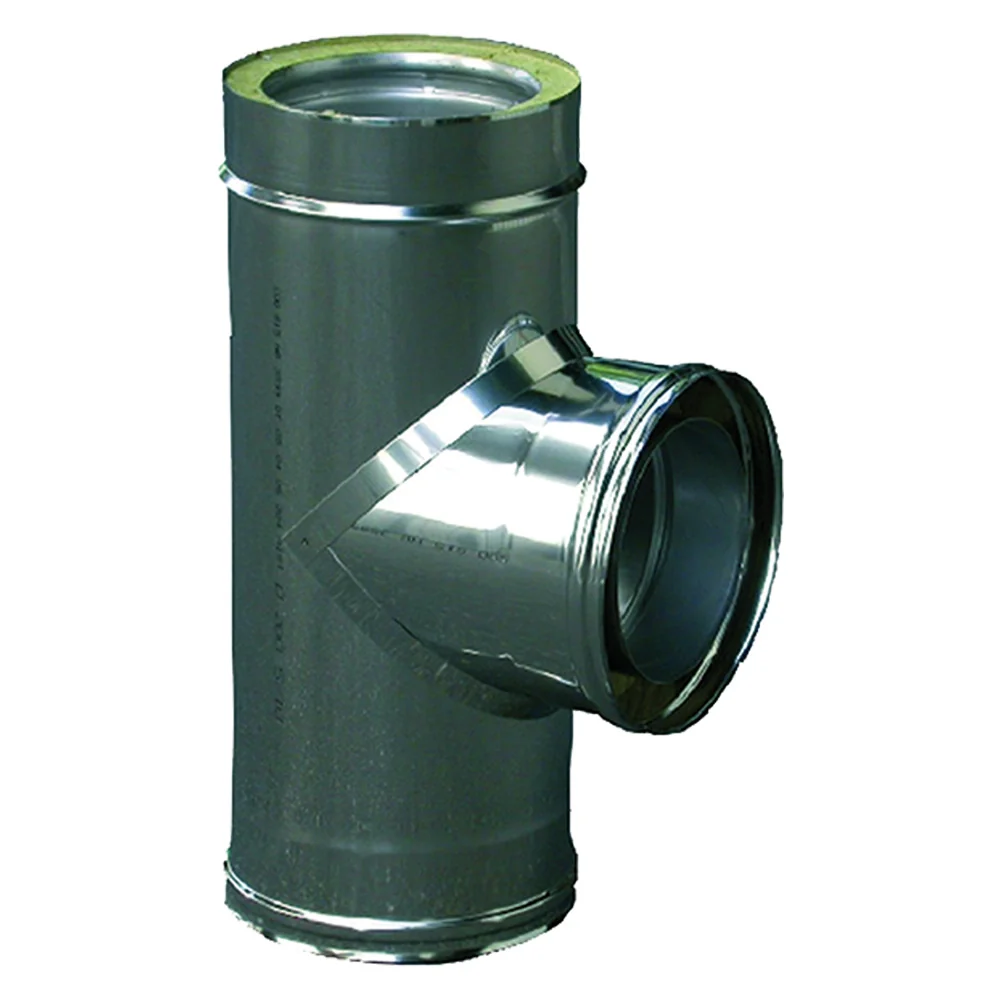 RACCORDO DOPPIA PARETE A 'T' 90 ° EE ¸ cm 25/30 - KASART