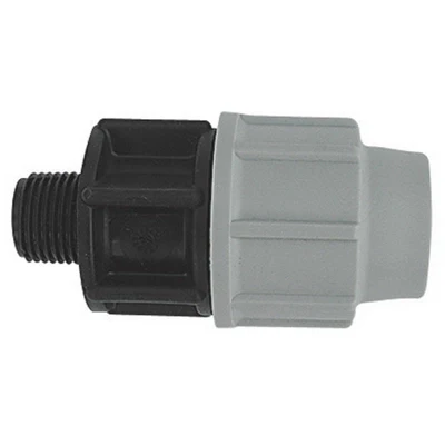 RACCORDO MASCHIO PLASSON PER TUBO POLIETILENE- 4 x 110- PLASS- pezzi 1