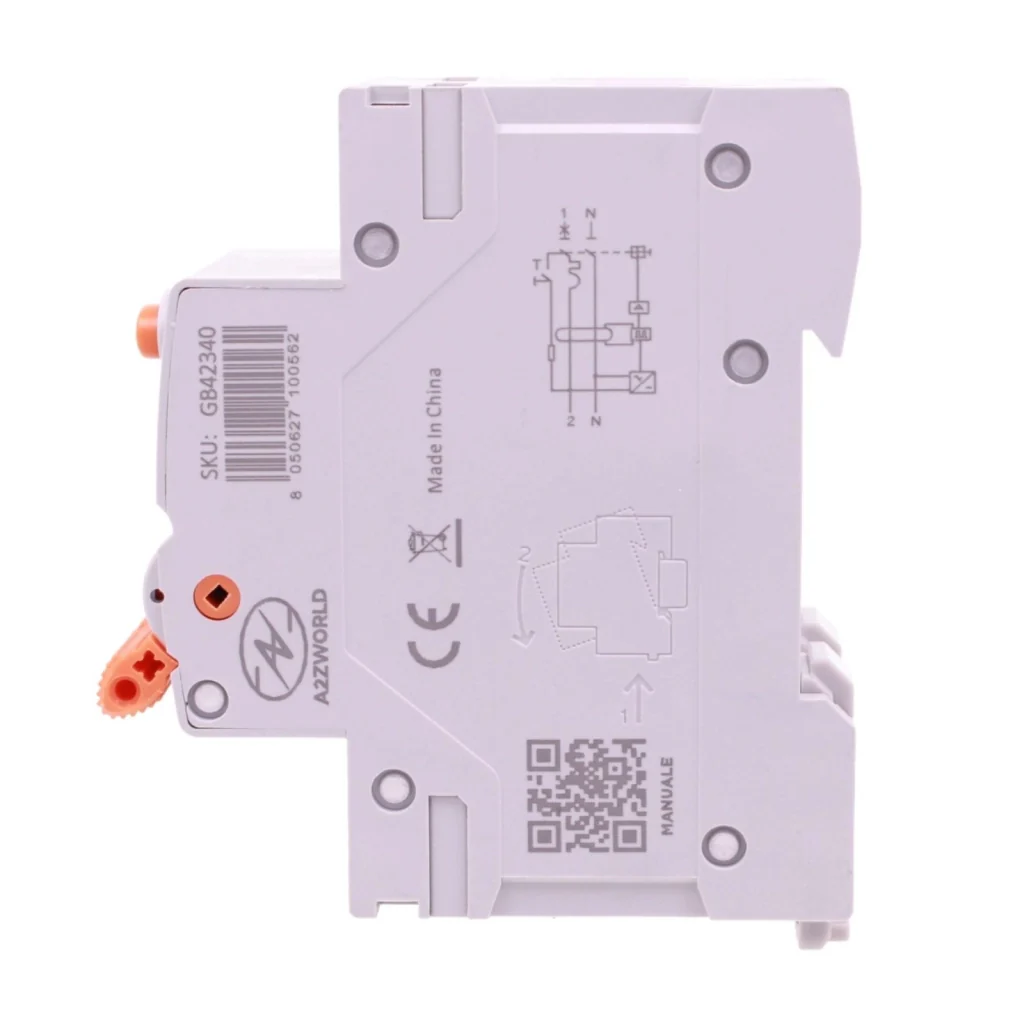 RCBO Interruttore Magnetotermico Differenziale Tipo B Curva C 1P+N 2M 6000A 30mA AC 230V IP20 Disponibili 16A 20A 25A 32A 40A (C40A) - Image 4
