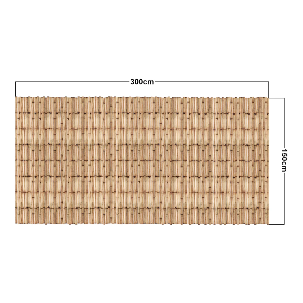 Recinzione Frangivista in Canna per Giardino Balcone Terrazza LxA 300 x 150 cm Divisorio in Effetto Naturale Frangivento Protezione Privacy - casa.pro - Image 3