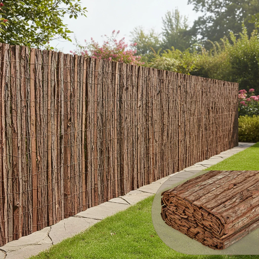 Recinzione Zamora di Corteccia Albero Schermatura Protezione 500x150 cm casa.pro