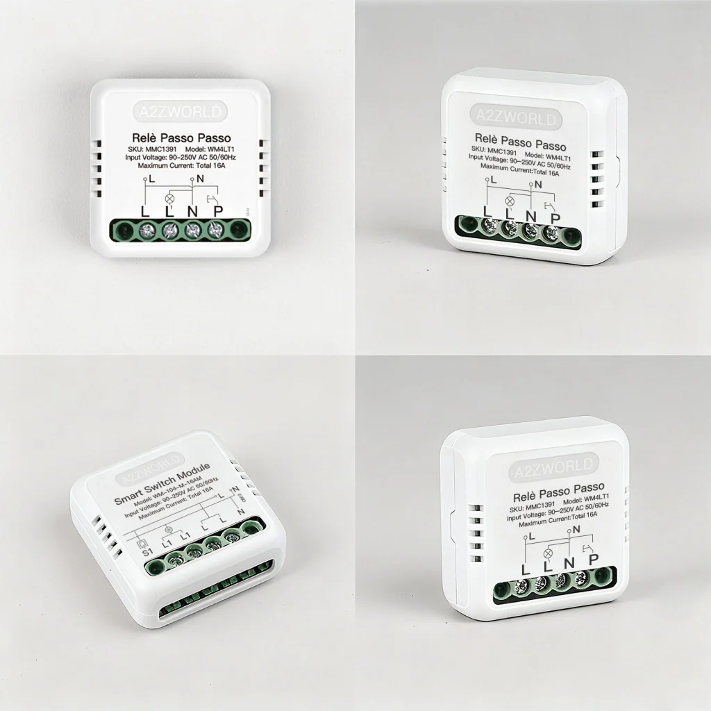 Relè Passo Passo Elettronico Silenzioso Impulse Relay 1 Contatto NO 16A 220V AC Con Memoria 40X40X18mm Compatibile Con Finder 13.91 - Image 2
