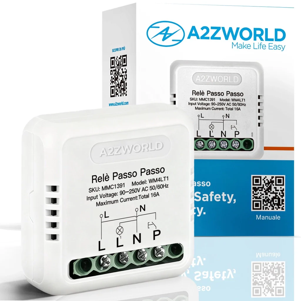 Relè Passo Passo Elettronico Silenzioso Impulse Relay 1 Contatto NO 16A 220V AC Con Memoria 40X40X18mm Compatibile Con Finder 13.91 - Image 3