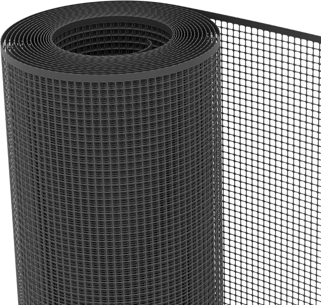 RETE DI PROTEZIONE PER BALCONI 'QUADRANET' mt. 1 x 50 - (maglia 10 x10 mm) colore antracite  - SIDEX - Image 2