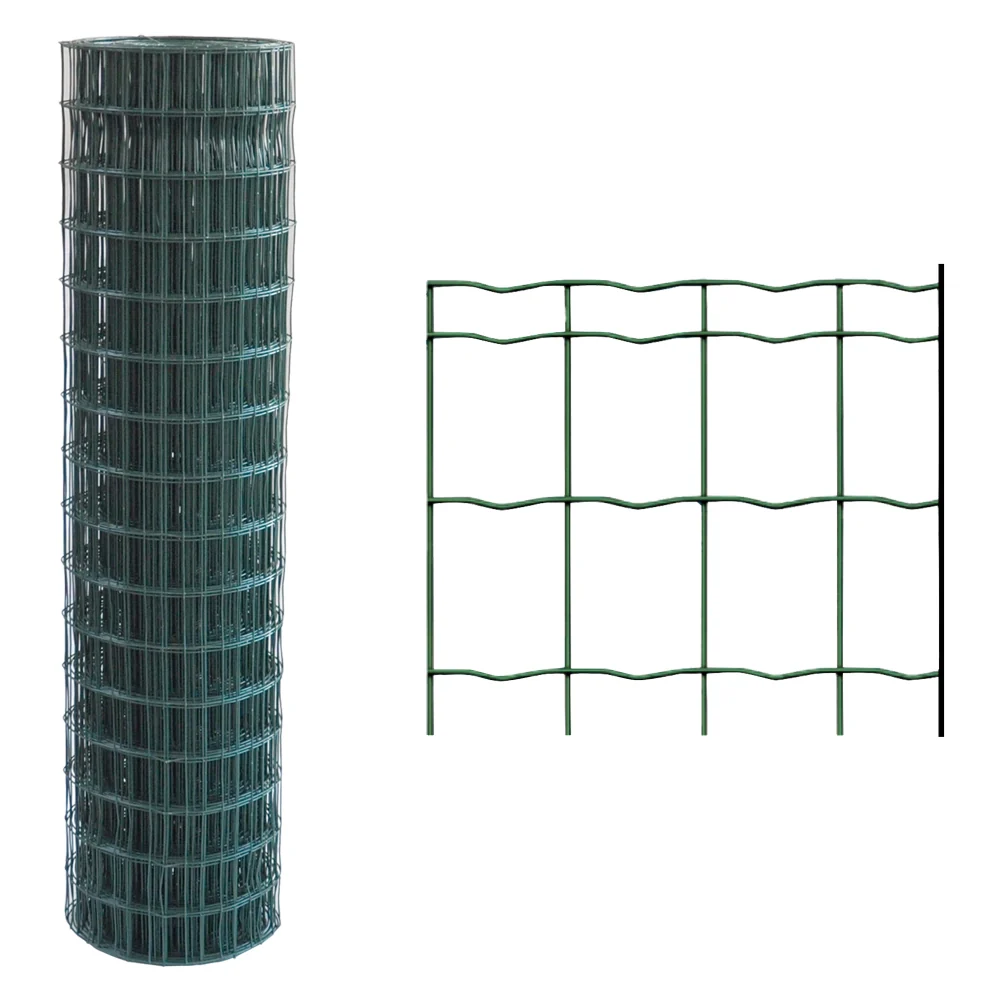 RETE ELETTROSALDATA PLASTIFICATA 76,2 x 63,5 Filo Ø mm. 1,6/2 - H. cm 100 x mt. 25  - SIDEX