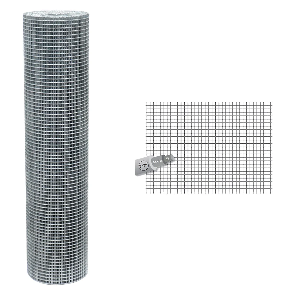 RETE ELETTROSALDATA ZINCATA 50 x 25 Filo Ø mm. 1,8 - H. cm 120  - SIDEX