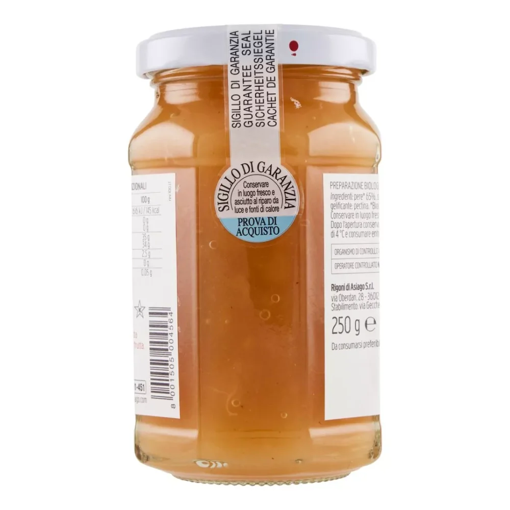Rigoni di asiago fiordifrutta bio pere marmellata in vasetto da 250 grammi - Image 3