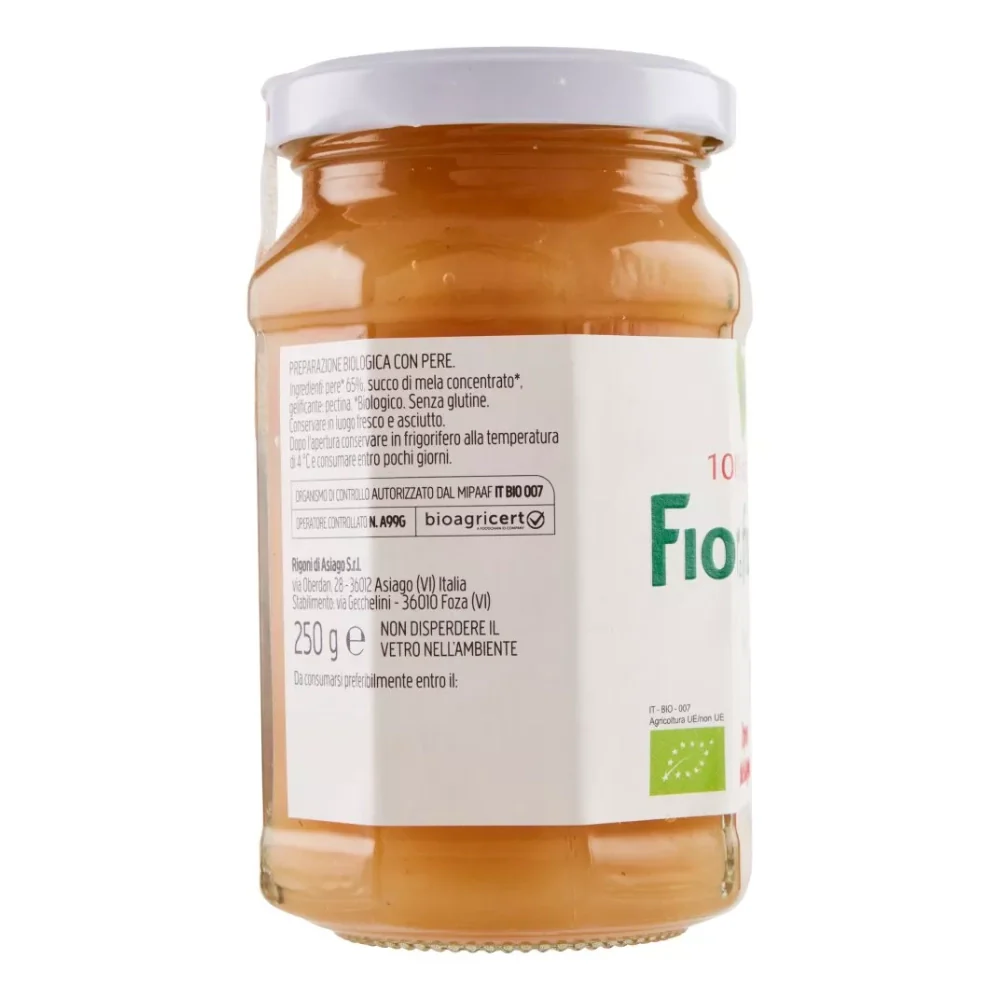 Rigoni di asiago fiordifrutta bio pere marmellata in vasetto da 250 grammi - Image 4