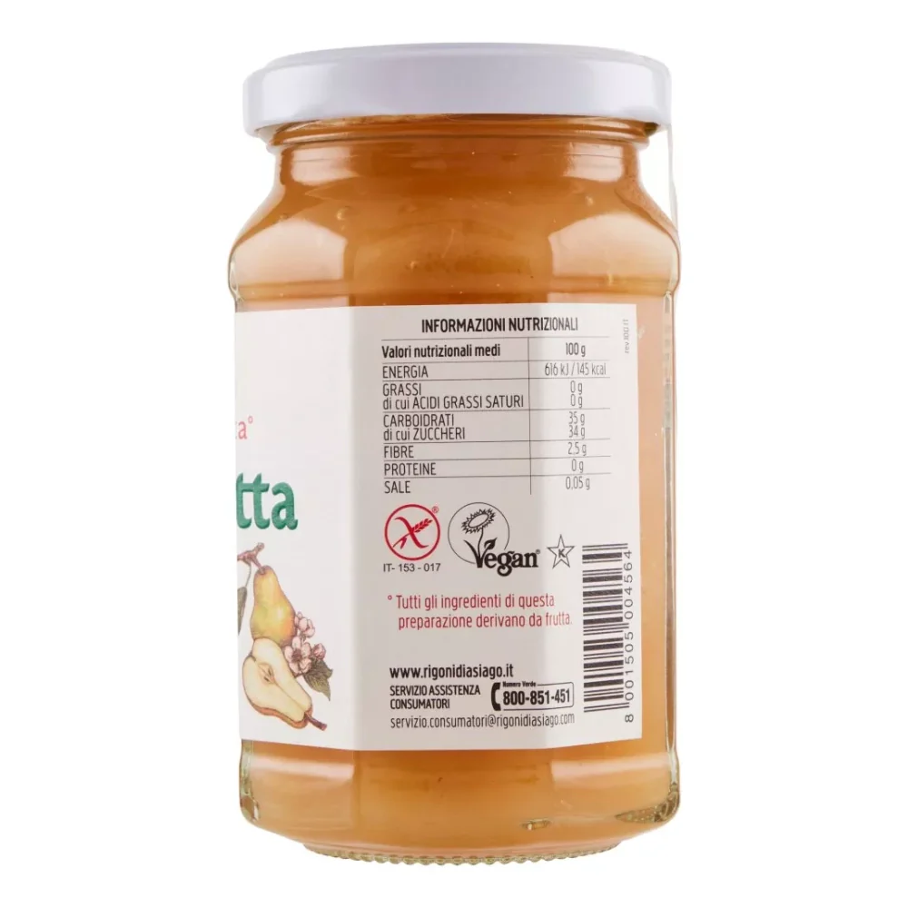 Rigoni di asiago fiordifrutta bio pere marmellata in vasetto da 250 grammi - Image 5
