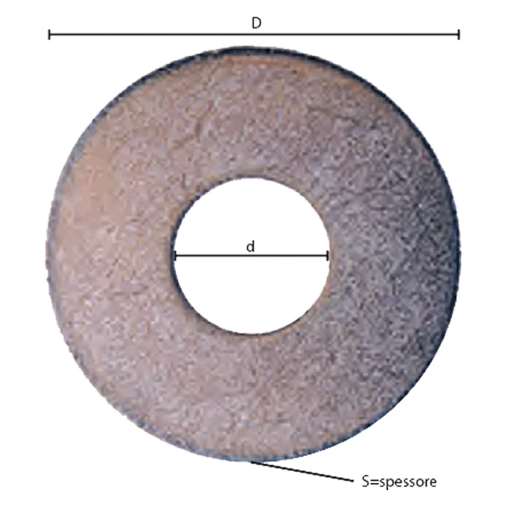RONDELLA GREMBIALINA M 20 - 4,0 x  60 x  22 mm - 0.5 centinaio - SIPA
