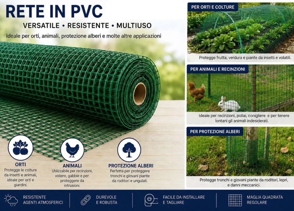 Rotolo Rete Metallica Outdoor Da Esterno Per Recinzioni Elettrosaldata Verde - 1x5mt-5x5mm - Verde - Image 4