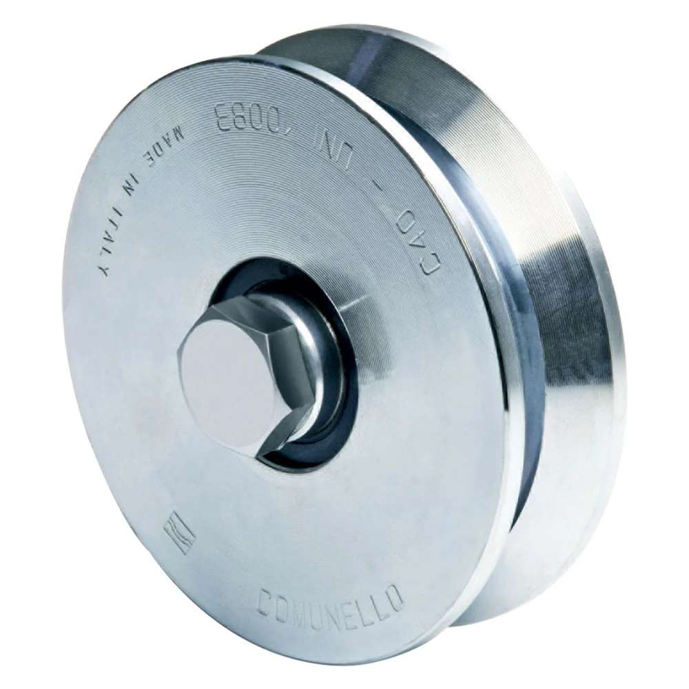 RUOTA PER CANCELLI GOLA A 'Y' ART. 307Y Ø 157 - portata 575 kg - COMUNELLO