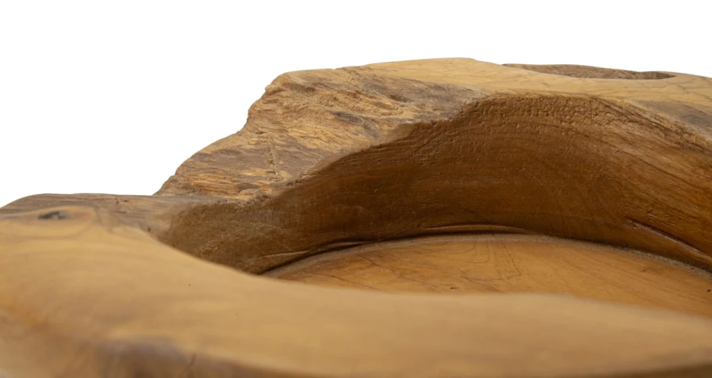 S/TASCHE ERUSI IN TEAK RIC. CM Ø 20X6  (PEZZI UNICI - NON RIP. IN SERIE) - Image 3