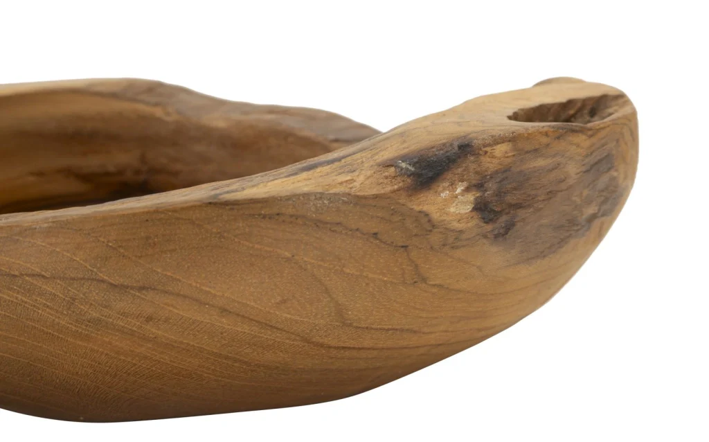 S/TASCHE ERUSI IN TEAK RIC. CM Ø 20X6  (PEZZI UNICI - NON RIP. IN SERIE) - Image 4