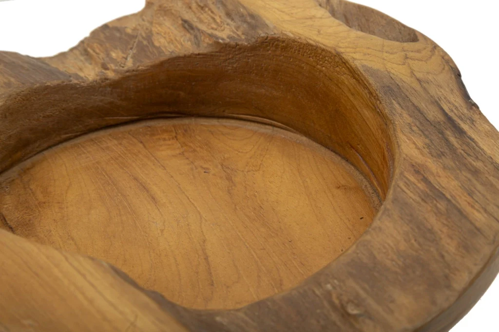 S/TASCHE ERUSI IN TEAK RIC. CM Ø 20X6  (PEZZI UNICI - NON RIP. IN SERIE) - Image 5