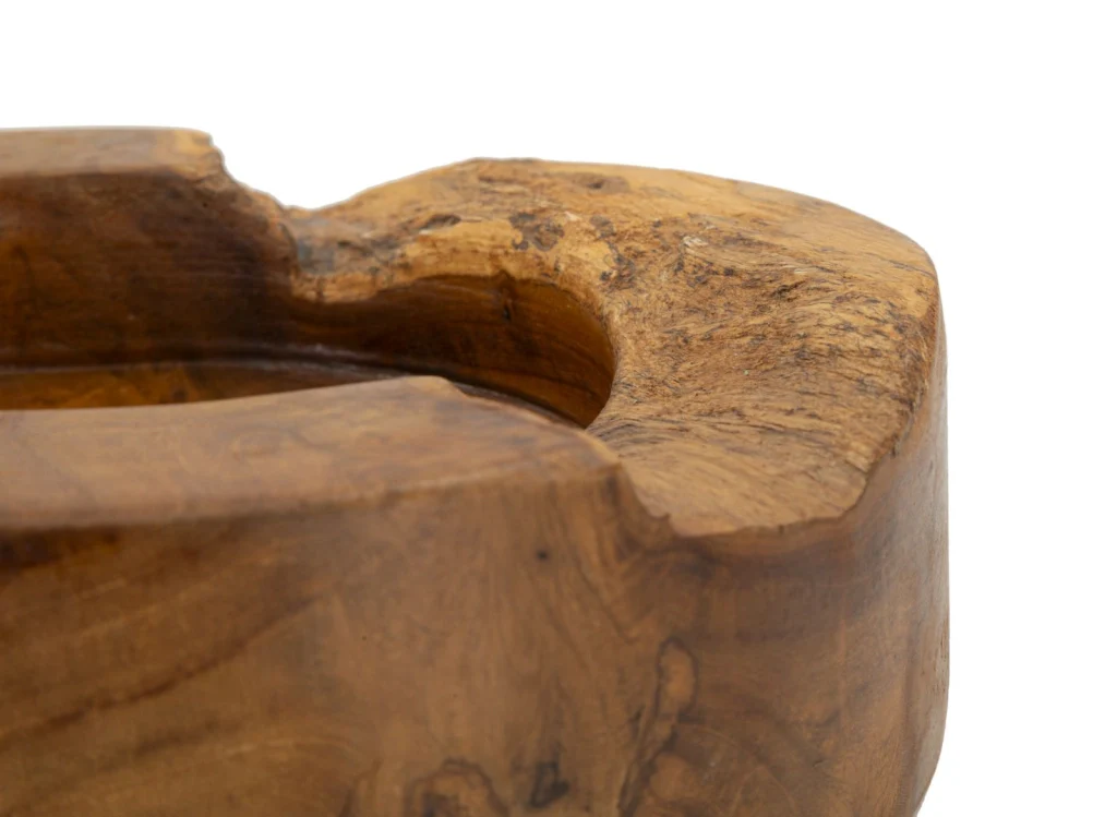 S/TASCHE ERUSI PLUS IN TEAK RIC.CM Ø 21X6 (PEZZI UNICI - NON RIP. IN SERIE) - Image 3