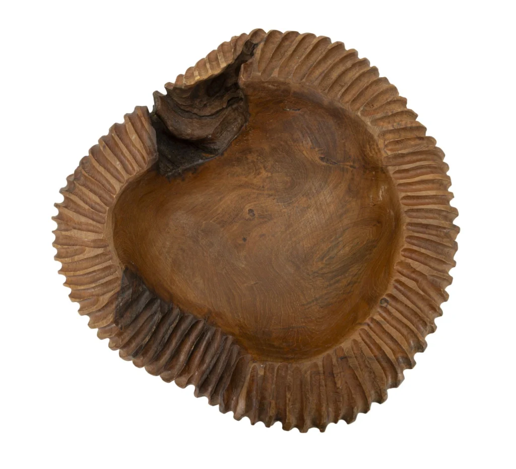 S/TASCHE GARIT IN TEAK RIC. CM 37X40X16 (PEZZI UNICI - NON RIP. IN SERIE) - Image 2