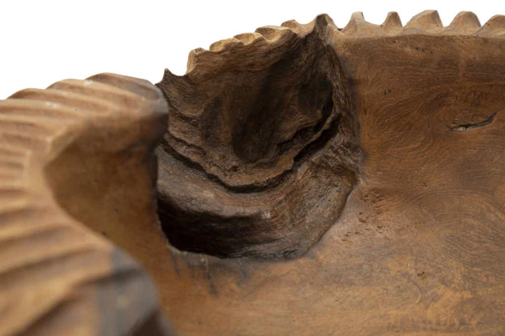 S/TASCHE GARIT IN TEAK RIC. CM 37X40X16 (PEZZI UNICI - NON RIP. IN SERIE) - Image 3
