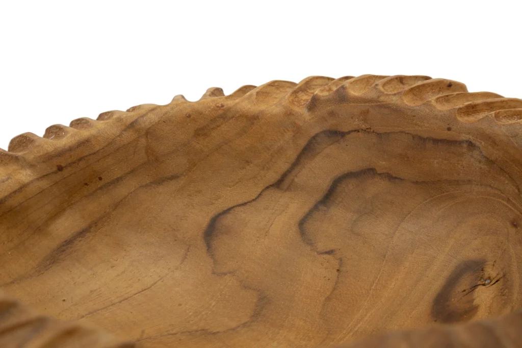 S/TASCHE GARIT IN TEAK RICICLATO CM Ø 32X11 (PEZZI UNICI - NON RIP. IN SERIE) - Image 4