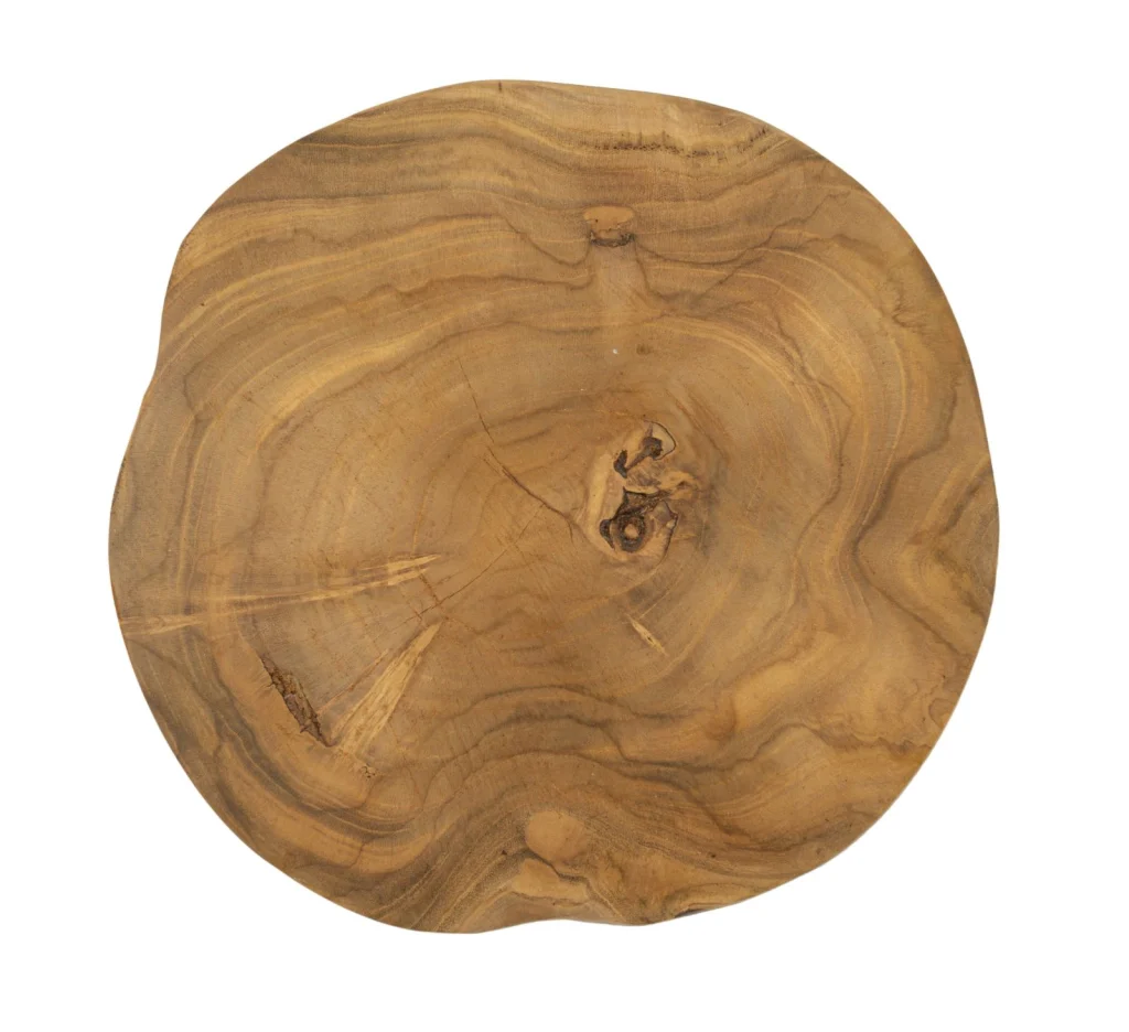 S/TASCHE POKON IN TEAK RIC. CM Ø 24X2 (PEZZI UNICI - NON RIP. IN SERIE) - Image 3