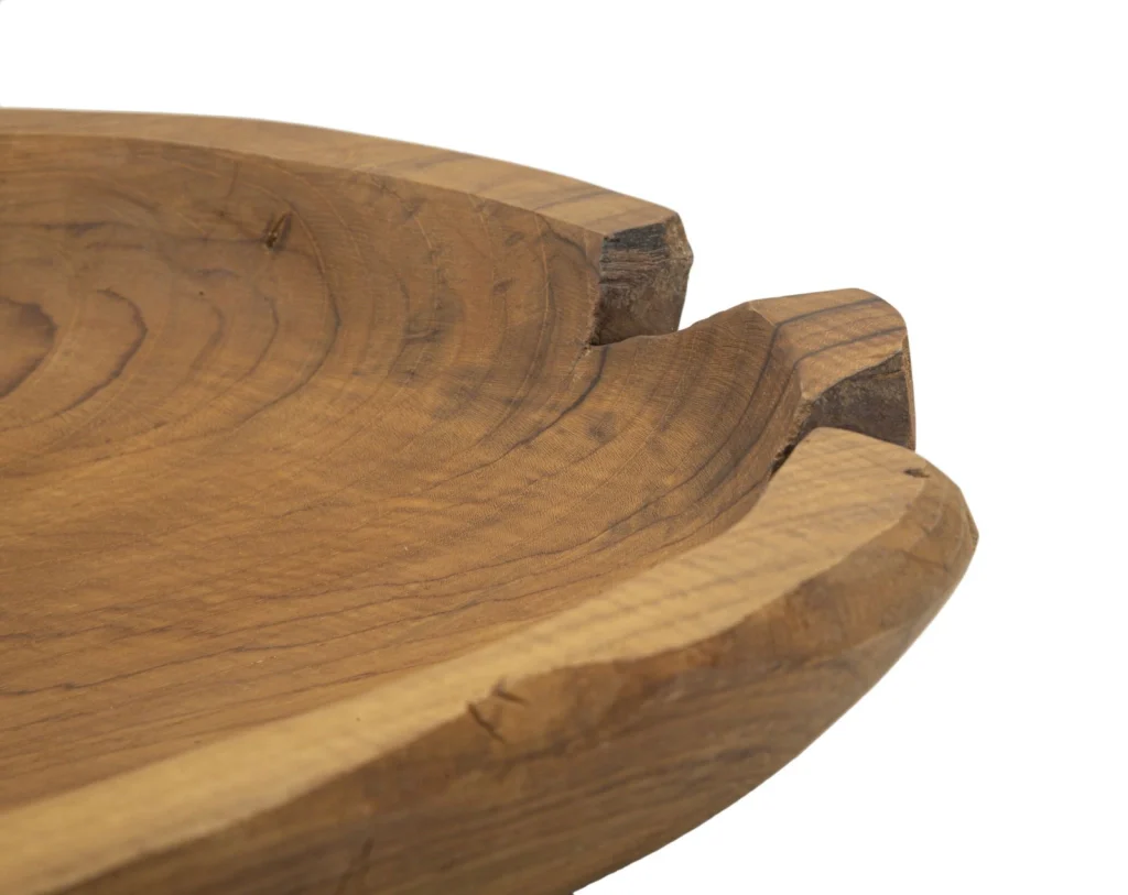 S/TASCHE TIPISAN IN TEAK RIC. CM 43X38X7 (PEZZI UNICI - NON RIP. IN SERIE) - Image 3