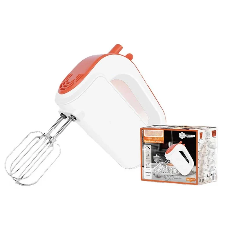 Sbattitore Elettrico 170W Frullatore con 2 Ganci e Fruste in Acciaio Inox 5 Livelli di Velocita e Funzione Turbo - Image 2