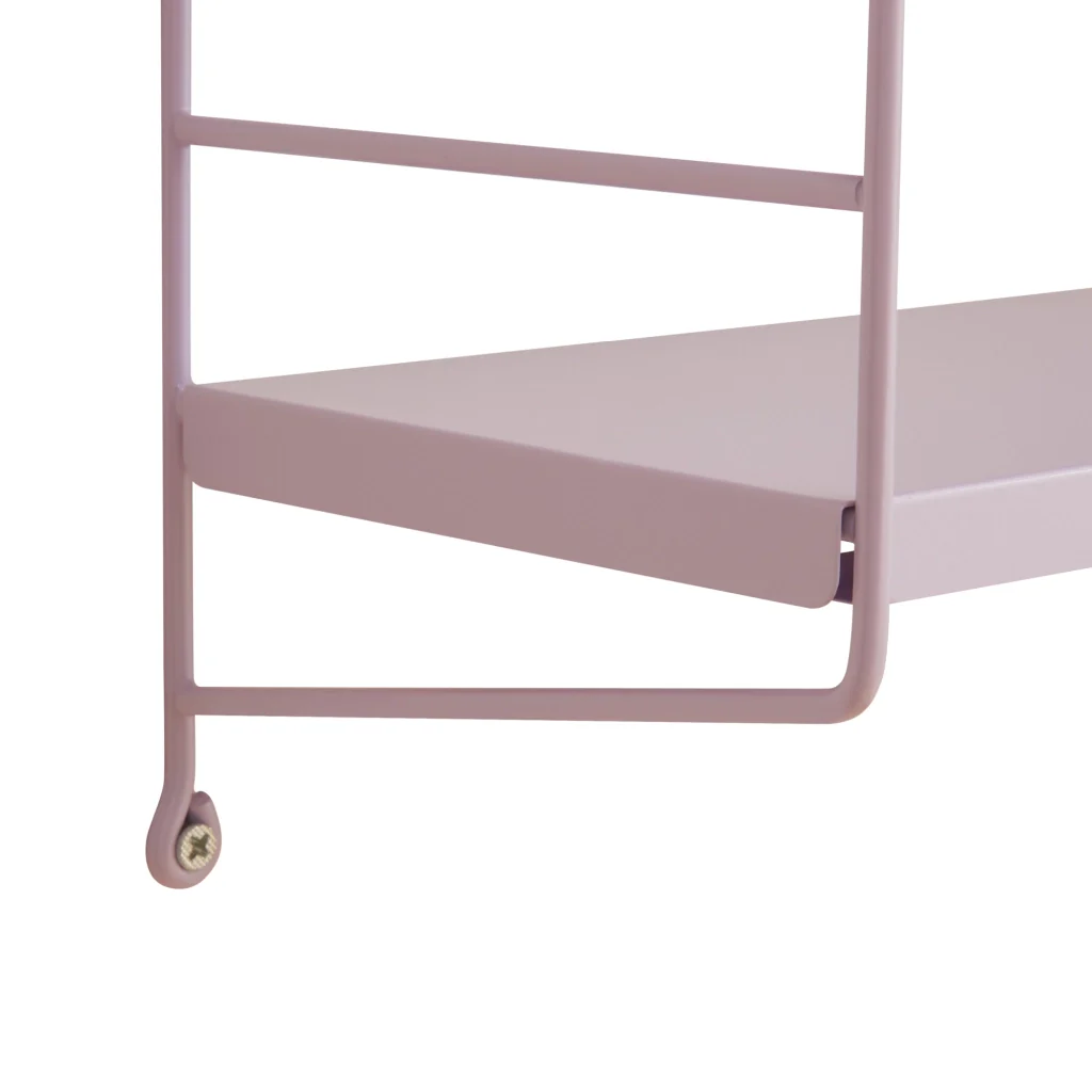 Scaffale da Parete Strängnäs a 3 Ripiani Regolabili 50 x 60 x 15 cm Acciaio Lilla [en.casa] - Image 7