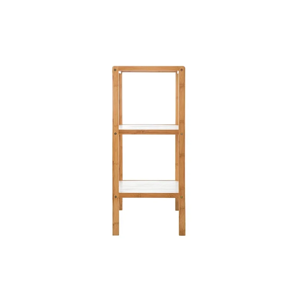 SCAFFALE WOODY 3 RIPIANI BIANCO 38X29XH74CM - Image 3