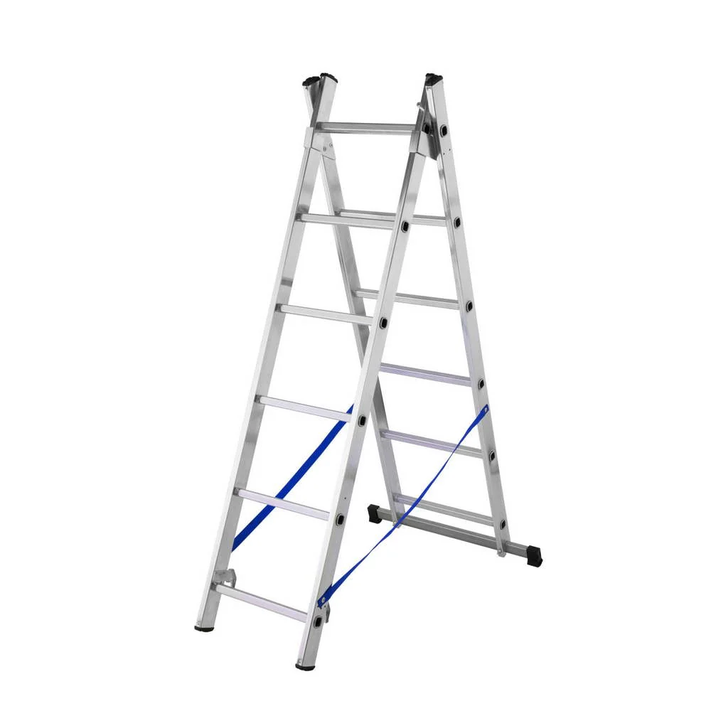 Scala Trasformabile Doppia in Alluminio Montanti Paralleli Gierre Formato: 2x10