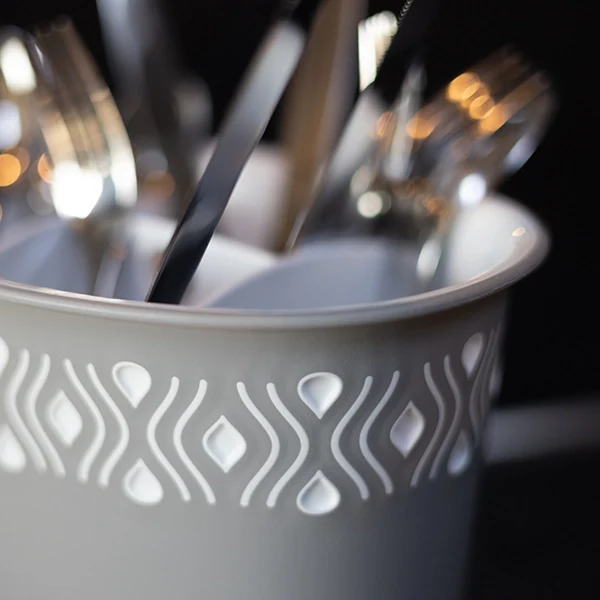 SCOLAPOSATE 'TOSCA' grigio/bianco  - STEFANPLAST - Image 3