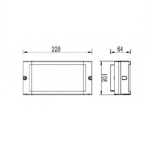 SCREEN APPLIQUE MARRONE 10W LED 4000K - Image 2
