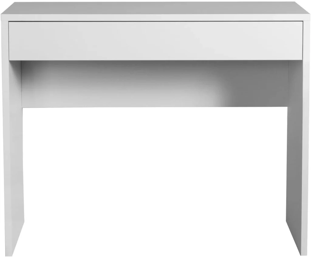 SCRIVANIA CON CASSETTO LINEA 'ESPRESSO' cm. 100 x 40,5 x h.81,4 - laccato bianco  - COMPOSAD - Image 4