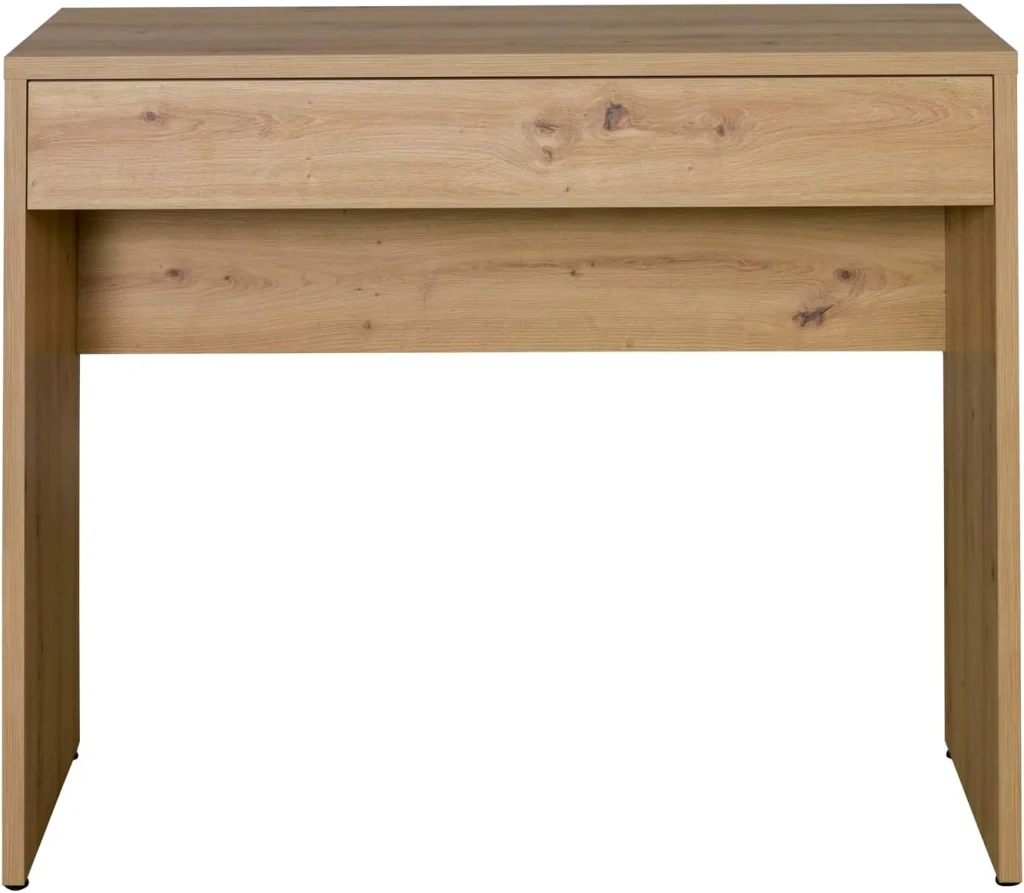 SCRIVANIA CON CASSETTO LINEA 'ESPRESSO' cm. 100 x 40,5 x h.81,4 - rovere artisan  - COMPOSAD - Image 4