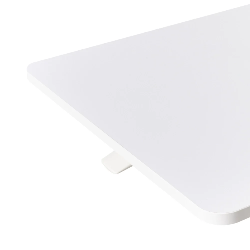 Scrivania mobile regolabile manualmente per laptop ufficio moderno 65 x 48 cm Struttura in acciaio Bianco - Image 7